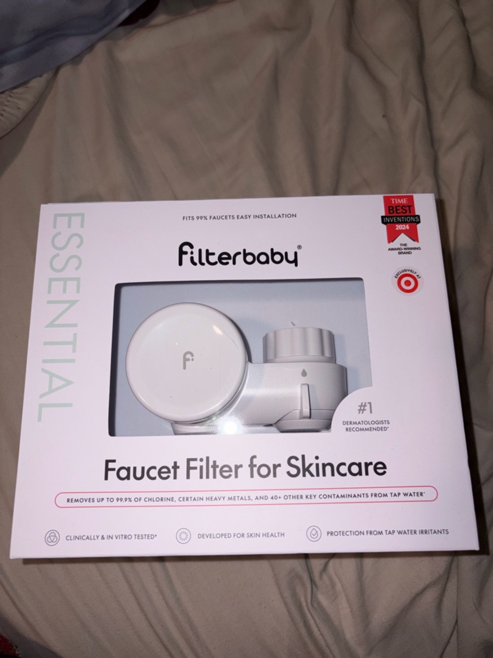 Faucet Filter for Skincare — White